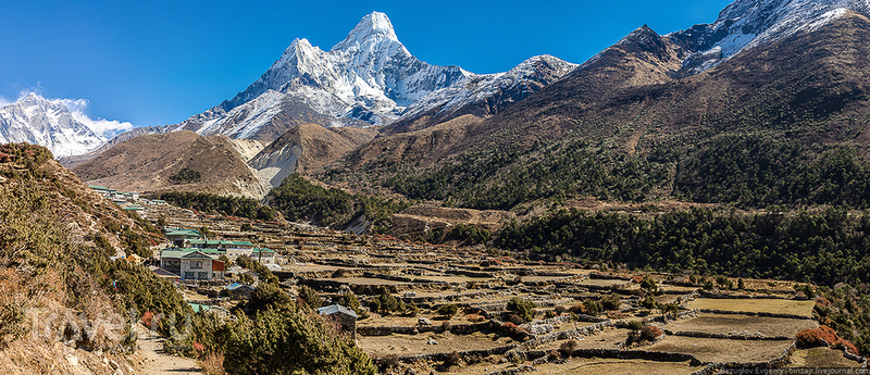 Деревня Пангбоче, Непал / Фото из Непала