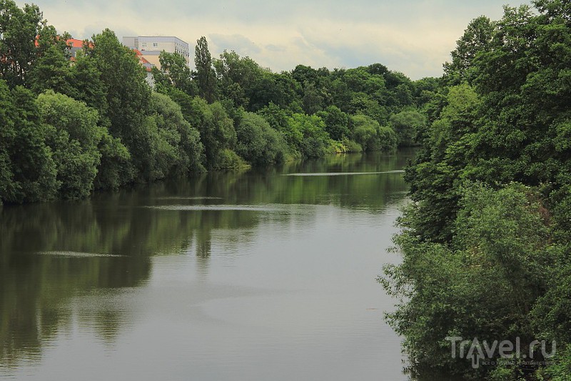 Река Регниц в Бамберге, Германия / Фото из Германии