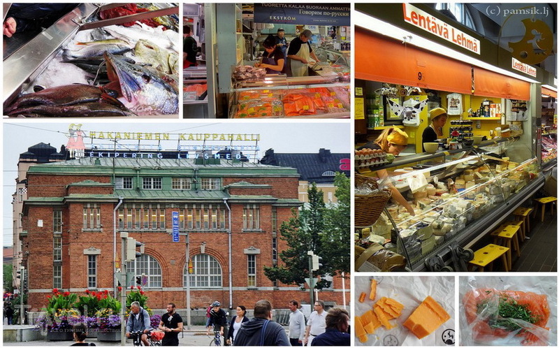 Хельсинки. Рынок Хаканиеми + вегетарианское кафе "Silvoplee" / Финляндия