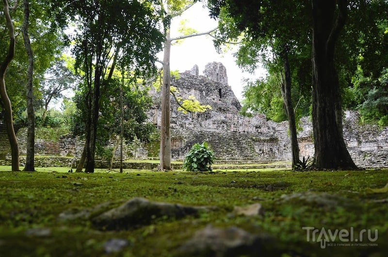 В древнем городе Бекан, Мексика / Фото из Мексики