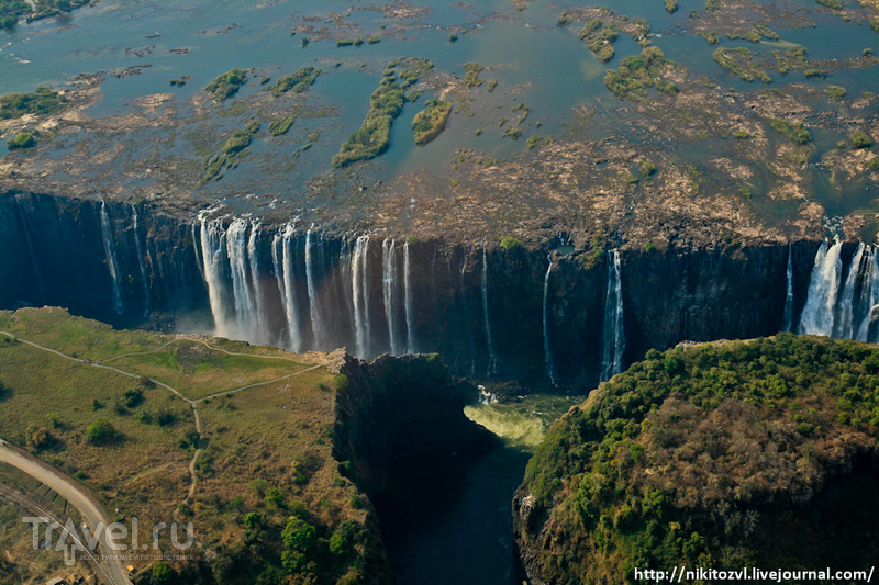 Замбия. Водопад Виктория / Фото из Замбии