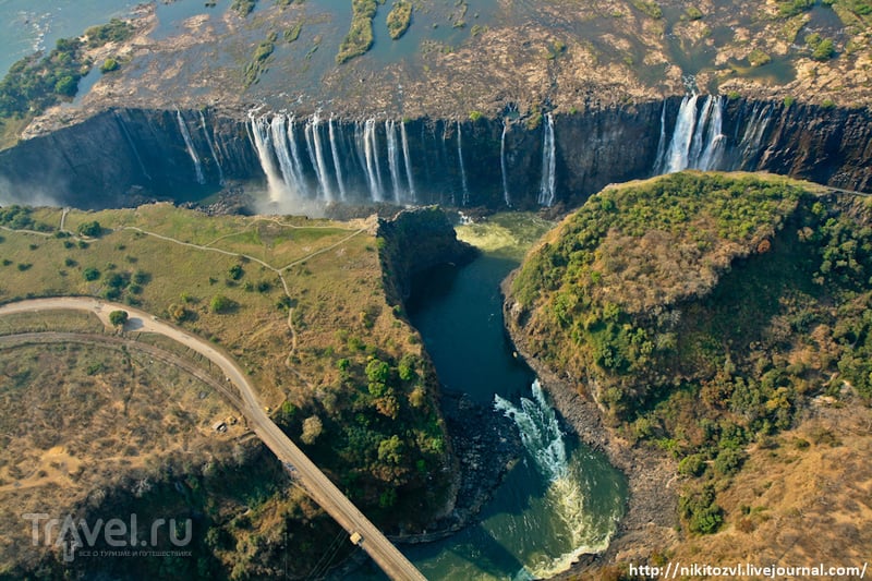 Замбия. Водопад Виктория / Фото из Замбии