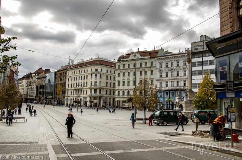 Площадь Свободы в Брно, Чехия / Фото из Чехии