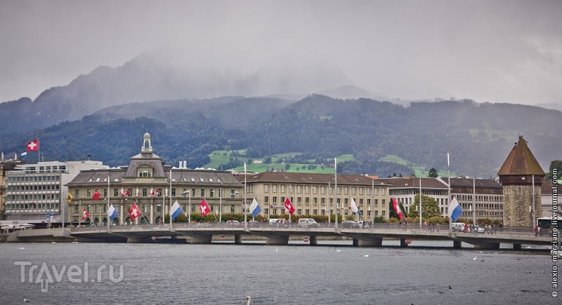 Люцерн: мир кораблей, людей и белых лебедей / Фото из Швейцарии