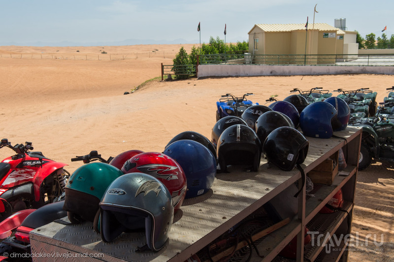 На квадроциклах по дубайским дюнам / Фото из ОАЭ