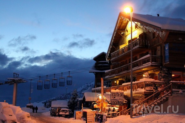 Зима бывает cо снегом. Французские Альпы, Alpe de Huez / Франция