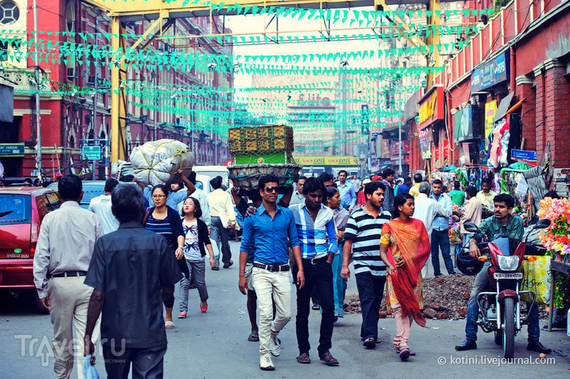 В городе Калькутта, Индия / Фото из Индии