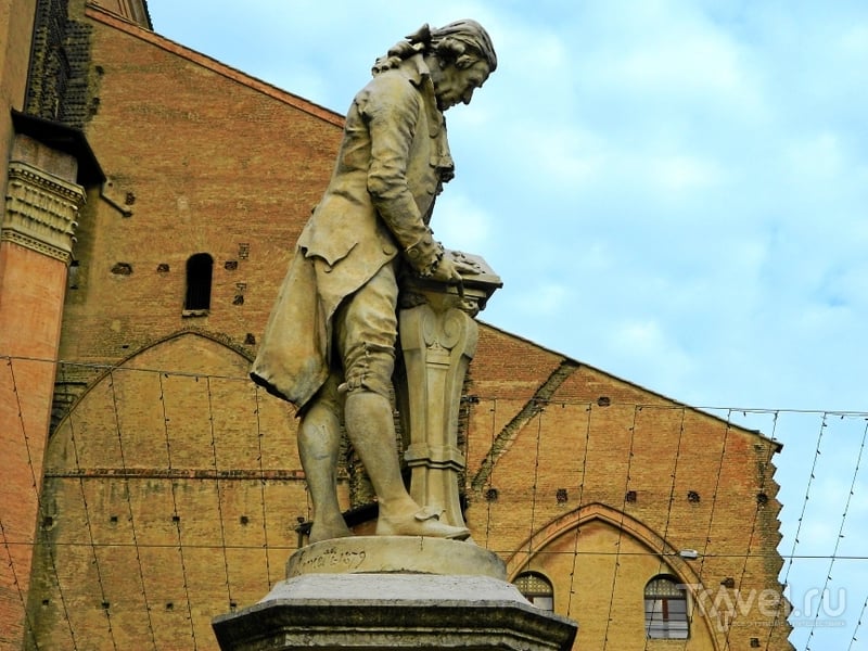 Памятник Луиджи Гальвани в Болонье, Италия / Фото из Италии