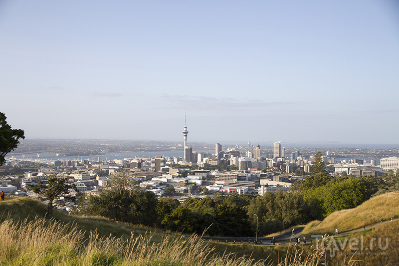 Закат на вулкане Эден. Окленд, Новая Зеландия / Фото из Новой Зеландии