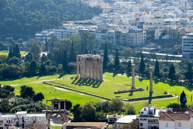 Афины с высоты Акрополя / Греция