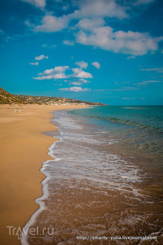 Северный Кипр: живописный пляж Карпасии