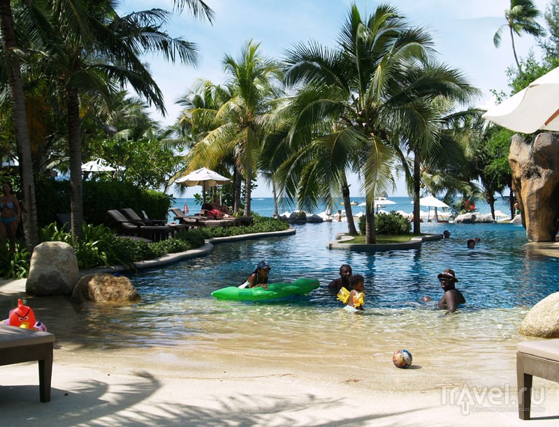 Бассейн и пляж в отеле Muang Samui Villa and Suite на острове Самуй, Таиланд / Фото из Таиланда