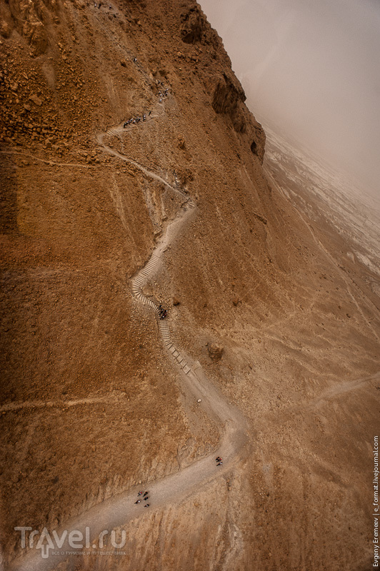 Крепость на скале. Масада, Израиль / Фото из Израиля