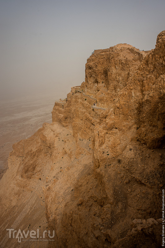 Крепость на скале. Масада, Израиль / Фото из Израиля