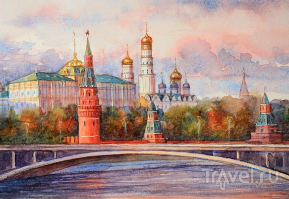 Москва. Храм Христа-Спасителя и Патриарший мост / Россия
