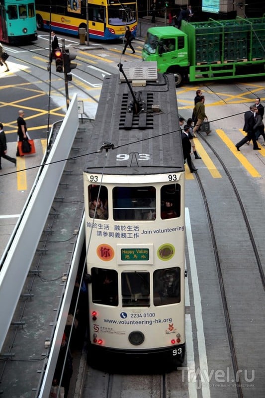 Гонконгские двухэтажные трамваи / Гонконг - Сянган (КНР)
