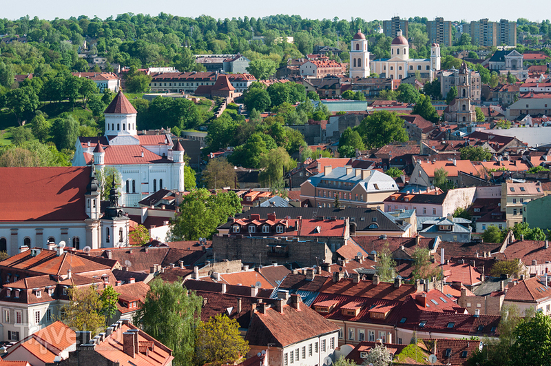Старый город с высот больших и маленьких. Вильнюс, Литва / Фото из Литвы