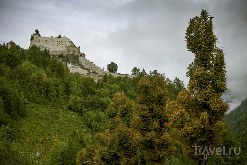 Замок Хоенверфен и Соколиная охота. Зальцбург, Австрия / Фото из Австрии