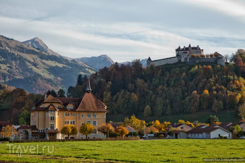 Замок Шато де Грюйер. Швейцария / Фото из Швейцарии