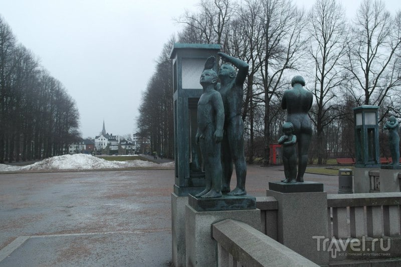 Осло, парк скульптур Вигеланна. Норвегия / Норвегия