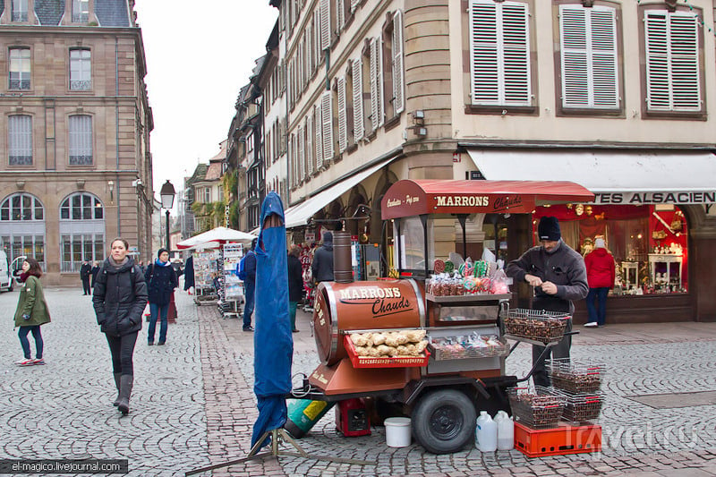 Страсбург - центральный собор, блошиный рынок, фрики и др. / Фото из Франции