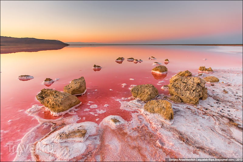 Крымские чудеса. Самое соленое озеро в Крыму / Фото из России