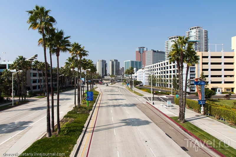 Лонг-Бич и Санта-Моника, Калифорния: прогулки по улицам / Фото из США