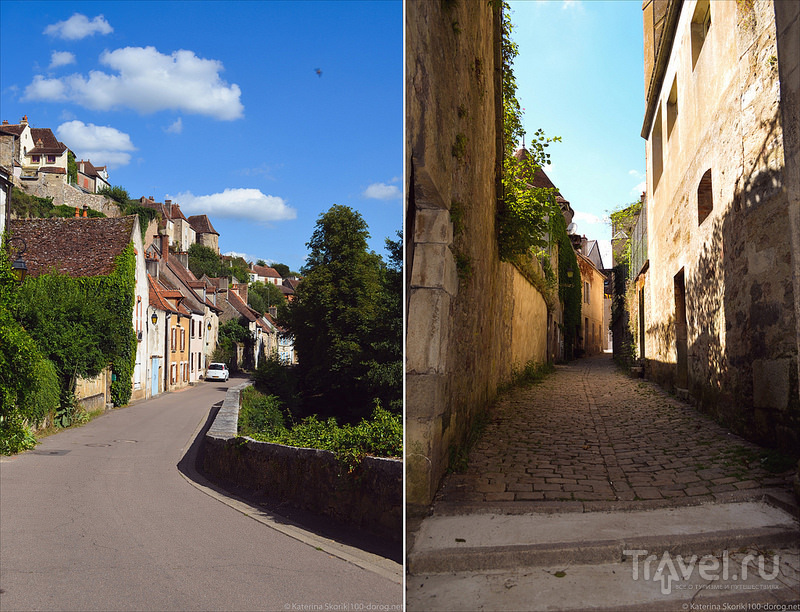 Средневековый Semur en Auxois / Фото из Франции