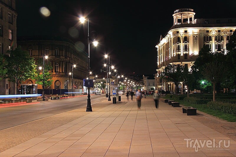 Варшава в вечернем свете / Фото из Польши