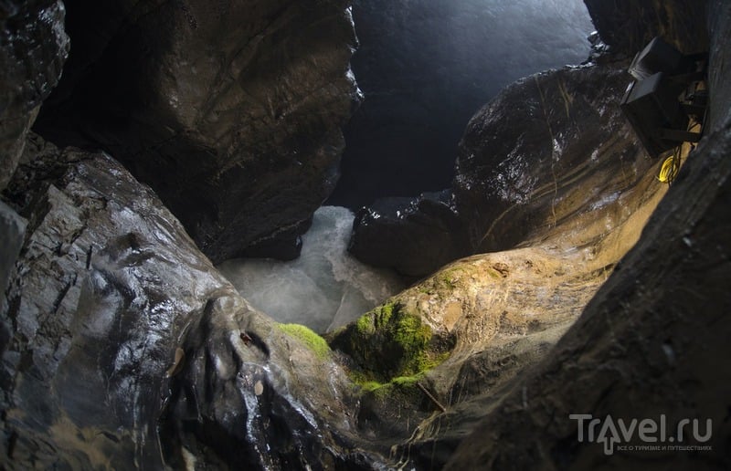 Трюммельбах. Водопад в горе / Фото из Швейцарии