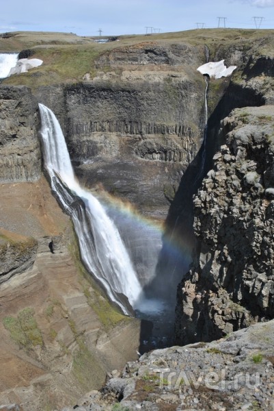 Водопад Háifoss (Хауифосс). Исландия / Исландия