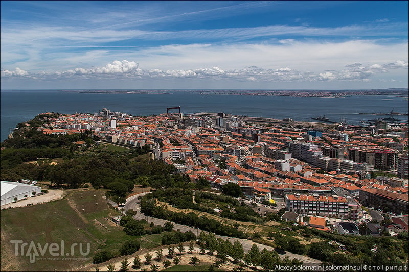 Лиссабон и окрестности с высоты статуи Христа / Фото из Португалии