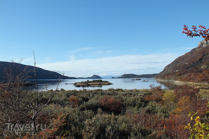 Национальный парк Огненная Земля. Озеро Рока,  залив Лапатайя, почта / Аргентина