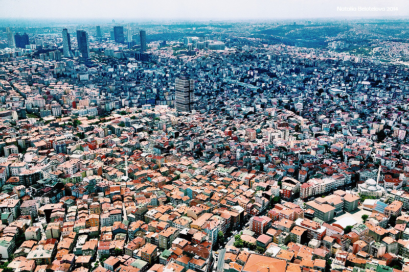 Вид на Стамбул с башни "Сапфир" / Турция