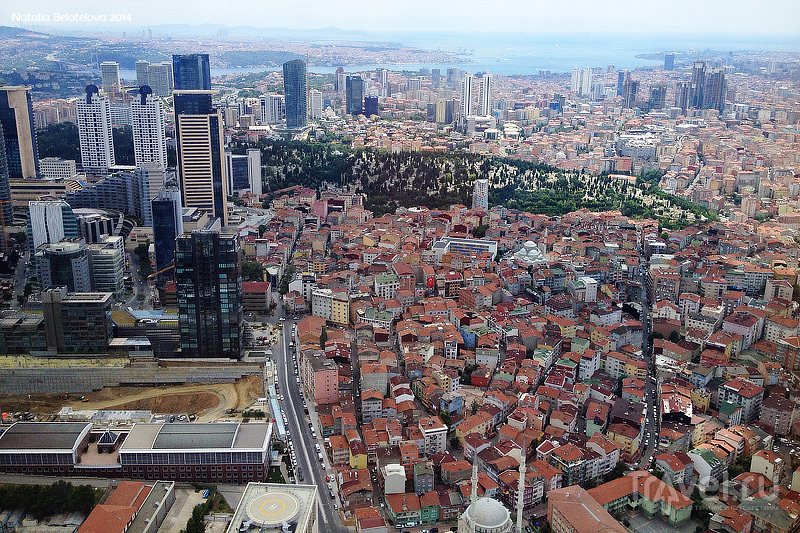 Вид на Стамбул с башни "Сапфир" / Турция