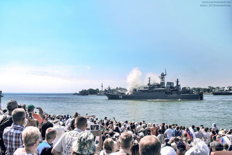 Парад в честь Дня ВМФ в Балтийске / Россия