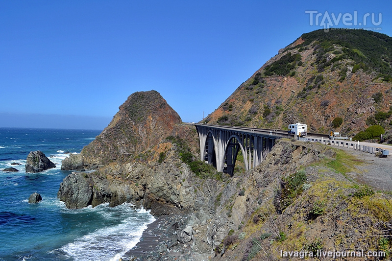Дорога Nr. 1 Калифорнии - Тихий океан, маяки и морские львы / Фото из США
