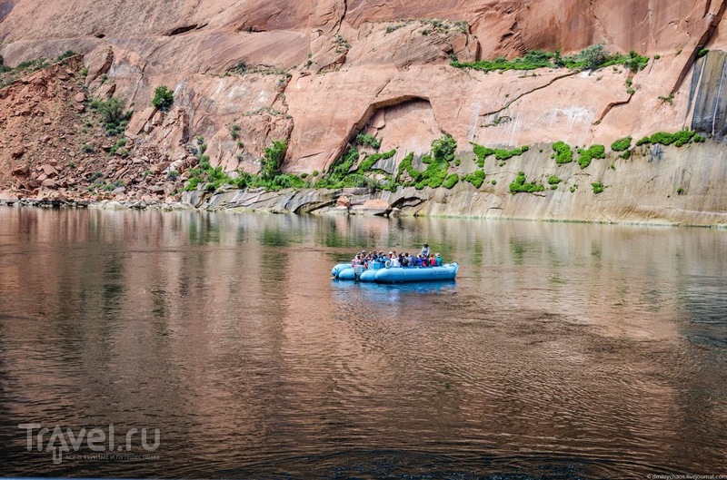Сплав по реке Колорадо в Глен-Каньоне / Фото из США