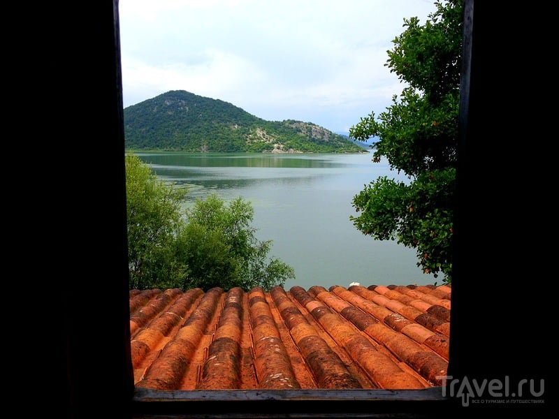 Вид на Скадарское озеро с пляжа / Фото из Черногории
