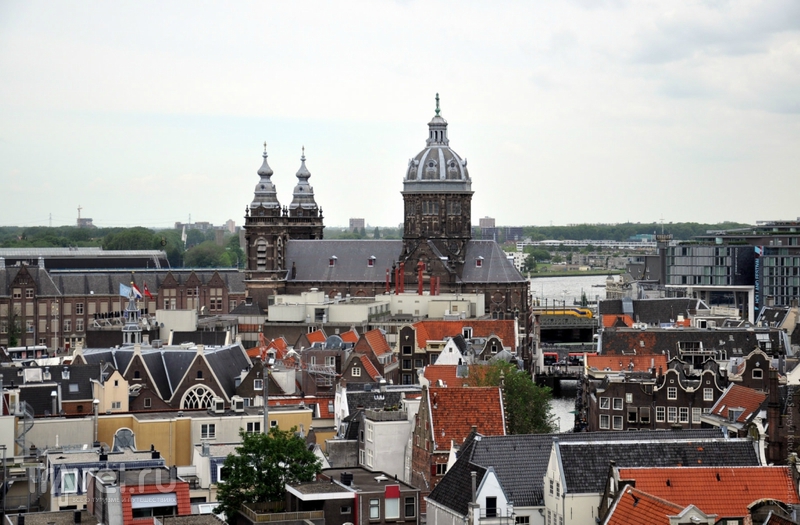 Как выглядит Амстердам сверху? / Нидерланды