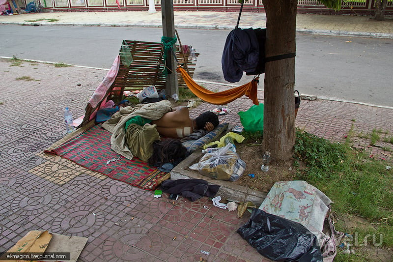 Богатство и бедность живущие по-соседству. Пномпень туристический / Фото из Камбоджи