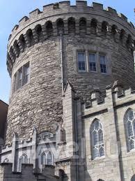 Темпл Бар и замок в Дублине / Ирландия
