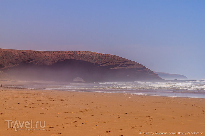Марсианский пляж "Легзира" в Марокко / Марокко