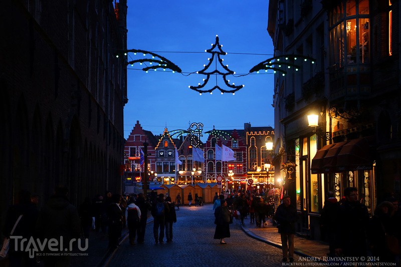 Магия вечернего Брюгге / Фото из Бельгии