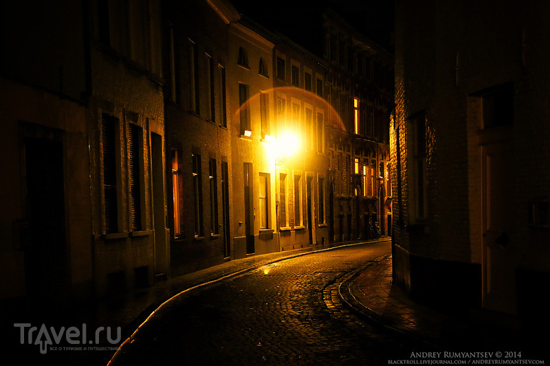 Магия вечернего Брюгге / Фото из Бельгии