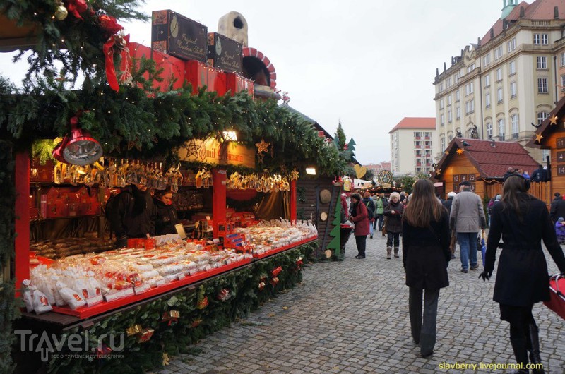 Рождественская ярмарка в Дрездене / Германия