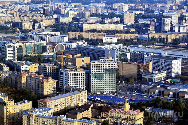 Москва с высоты птичьего полета / Россия