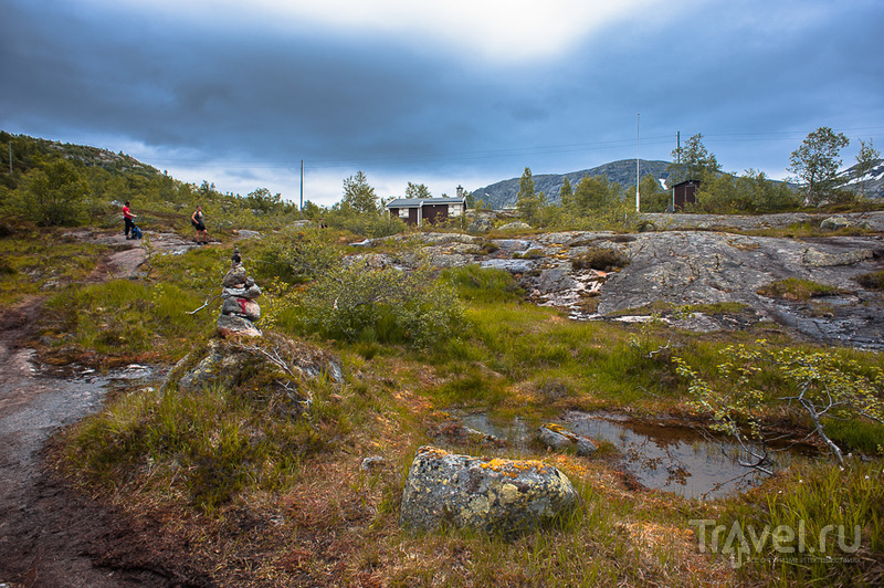 Трекинг на Язык тролля / Фото из Норвегии