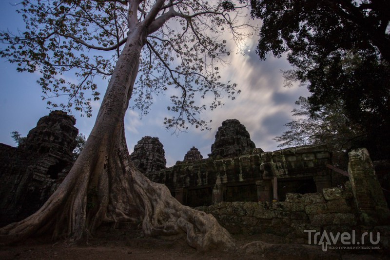 Камбоджа. Ночной Ангкор Ват / Фото из Камбоджи