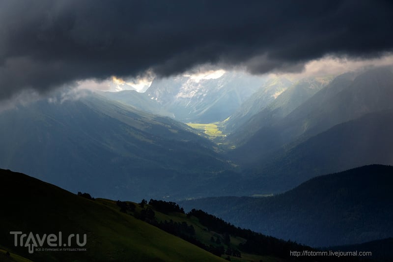 Кавказ. Непростой подъем на простой перевал